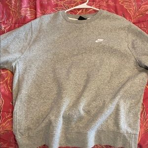 Grey Nike Crewneck Size Large